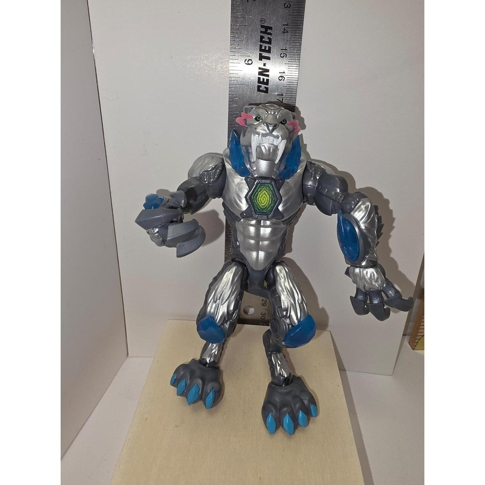 MrBeast Lab Mutators Metallic Panther action figure Mr Beast shiny silver